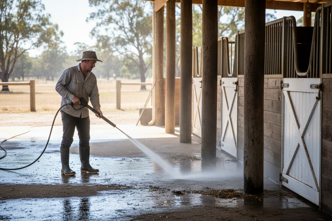 How to Disinfect a Horse Stable & Eliminate Ammonia Odour from Urine
