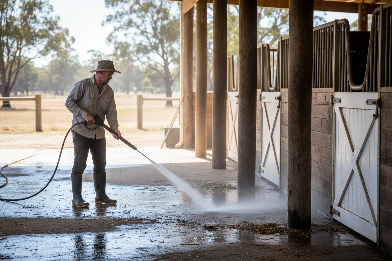 How to Disinfect a Horse Stable & Eliminate Ammonia Odour from Urine